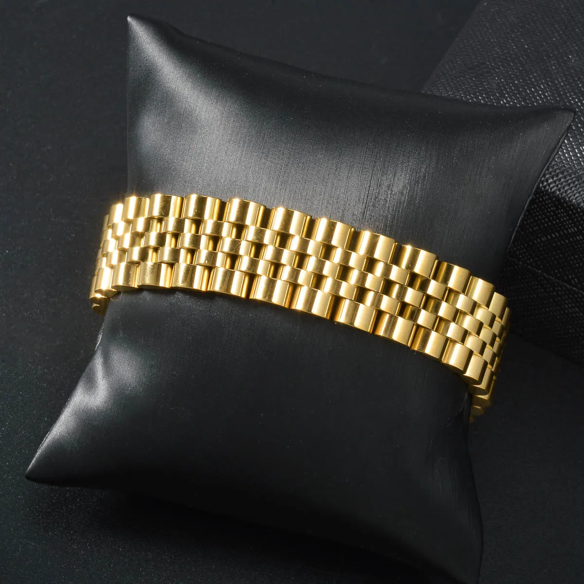 8MM 12MM 15MM Vintage Edelstahl Armband für Frauen Männer Gold Silber Schwarz Farbe Hit Farbe paar Handgelenk Schmuck Geschenk