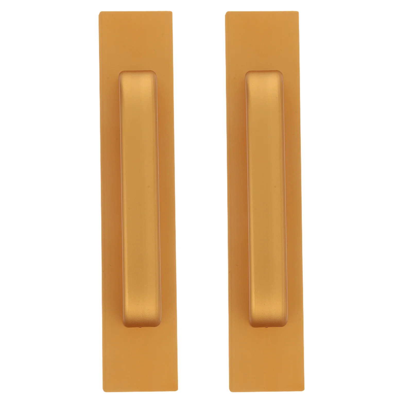 

2Pcs Self Stick Cabinet Handles Modern Design Aluminum Alloy No Drilling Easy Install for Kitchens Bathrooms Stick Handles