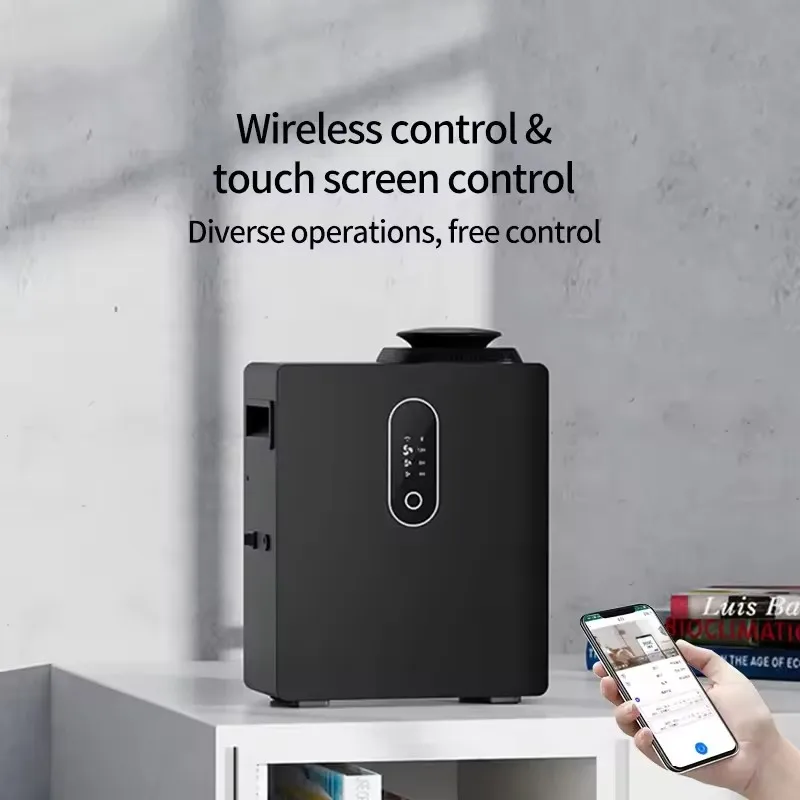 Waterless Essential Oil Diffuser Bluetooth App Control Large Area Aroma Diffuser Wall Mounted Hotel Fragrance Diffuser Machine