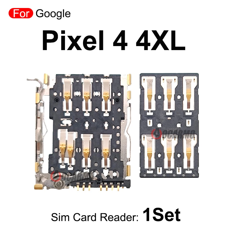 For Google Pixel 4 4XL SIM Reader Sim Card Holder Socket Repair Replacement Parts