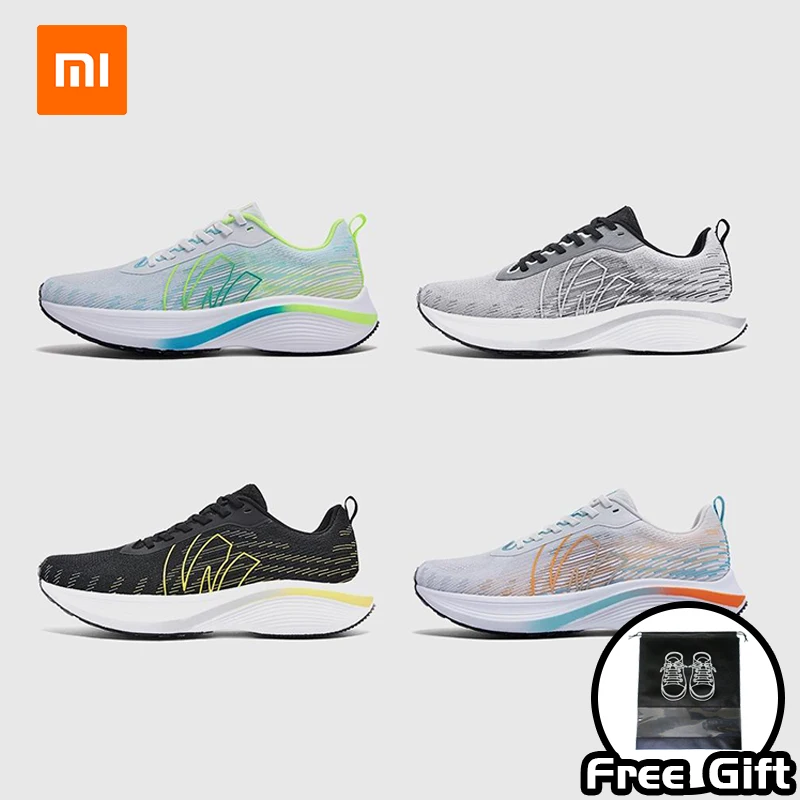 Xiaomi Walk Soul Breathable Running Shoes Elastic Sports Shoes Men's Casual Shoes Ultra-light High Elastic Midsole Antibacterial