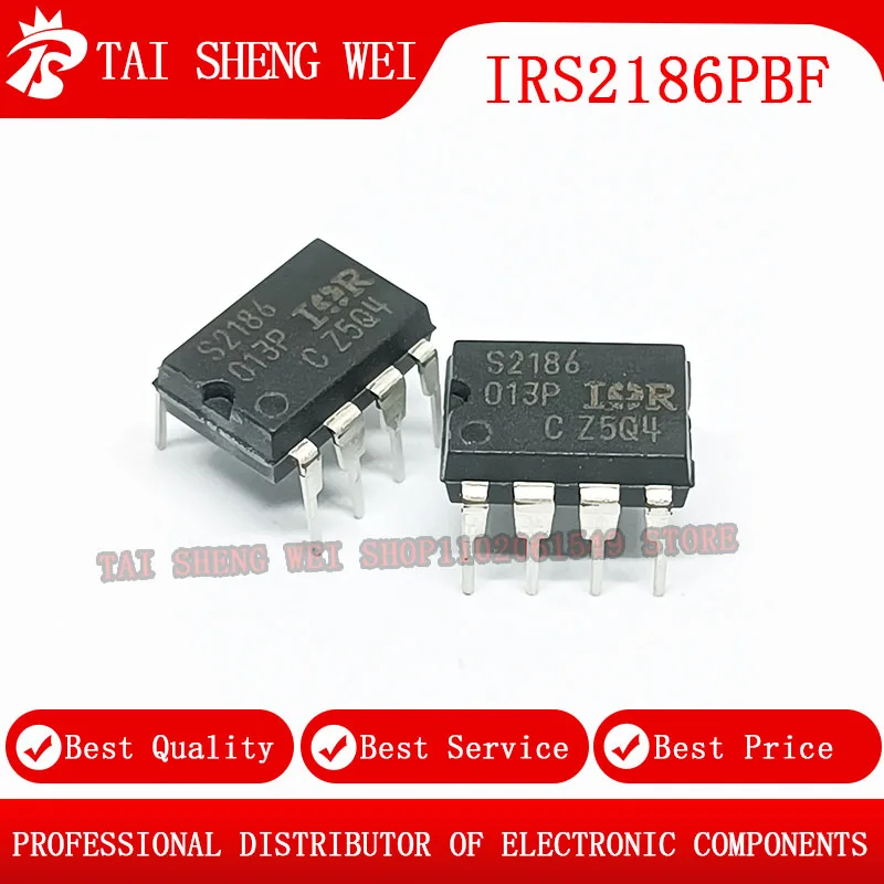 

5PCS S2186 IRS2186PBF IRS2186 600V DIP8 IC DIP-8 New Original