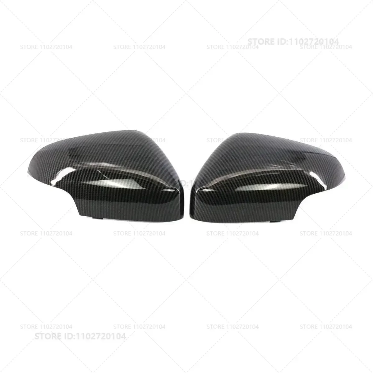 For 2006-2016 VOLVO C70 S40 S80 V50 V70 Replacement Rearview Side Mirror Cover Wing Cap Carbon Case 39850553 39850533