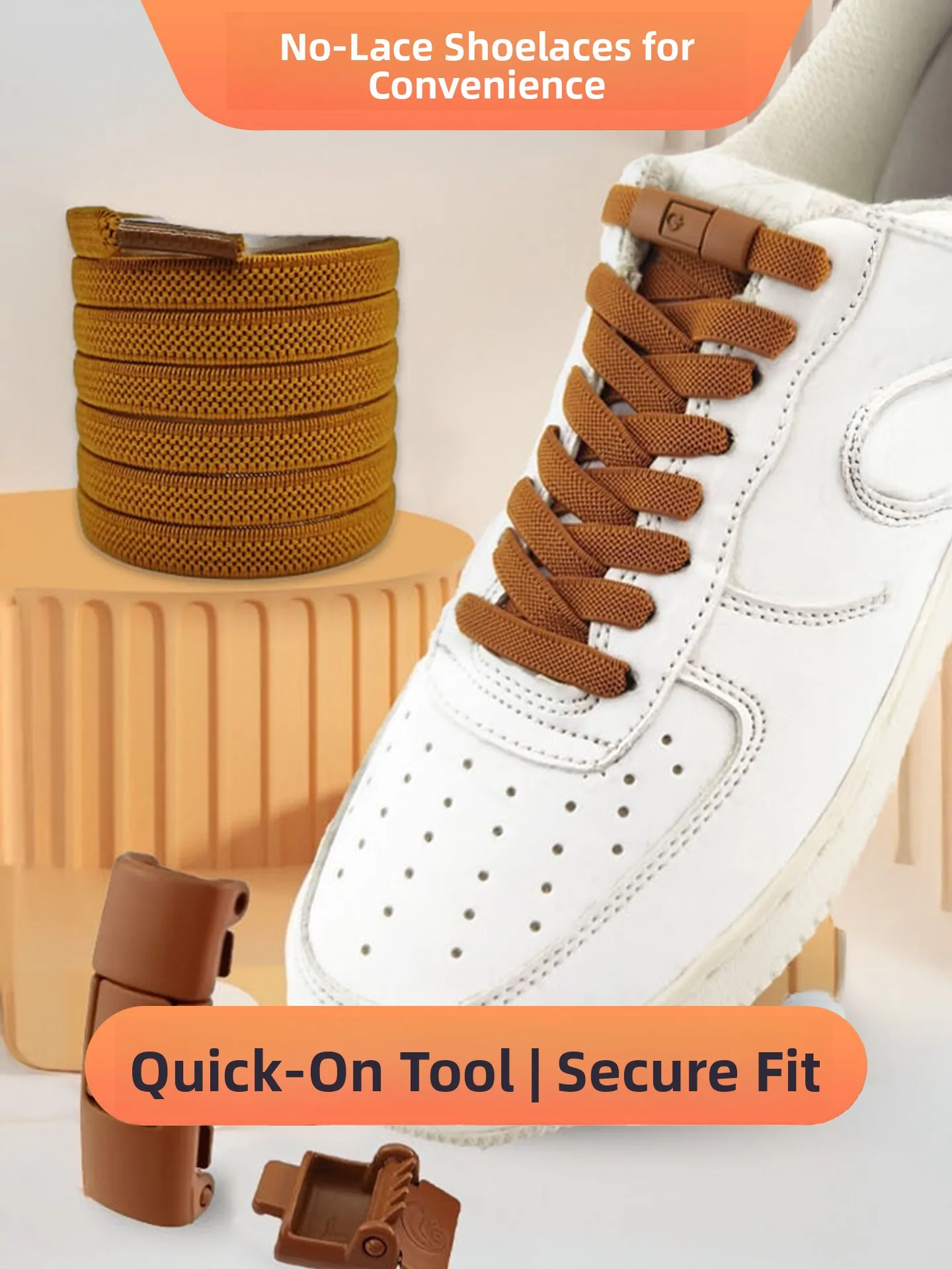Elastic Shoelaceless Children's Shoe Buckle Lock Male Female Model No-Tie Fixed Elastic Band Shoe Accessories Summer 2026