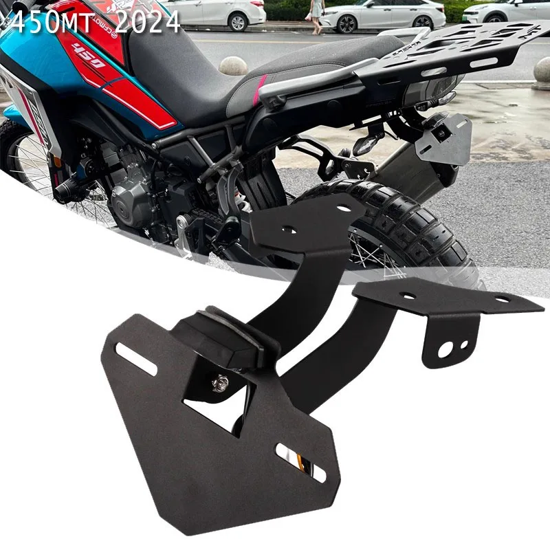 

For CFMOTO 450MT 2024 License Plate Holder Fender Eliminator Tail Frame LED Light Motorcycle For CF-MOTO MT450 IBEX 450 MT 2025