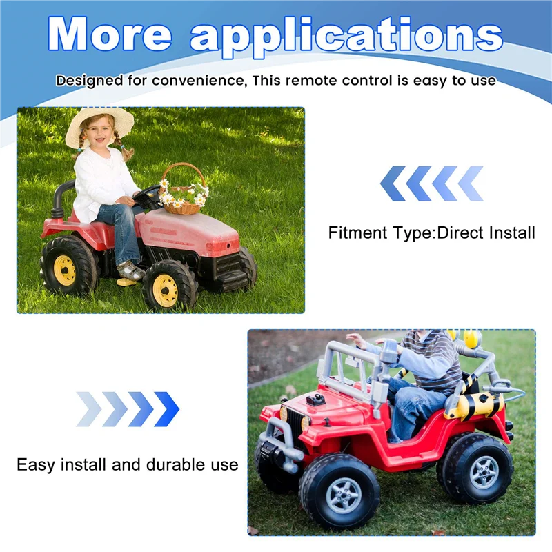 BEDW-5X Children's Electric Car FCC Kids Electric Car 2.4G Bluetooth Controller Children's Electric Car Parts