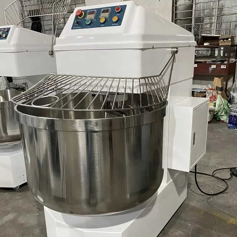 60L Planetary Dough Mixer Machine Commercial For Bakery Bread Pizza Dough Spiral Kneader