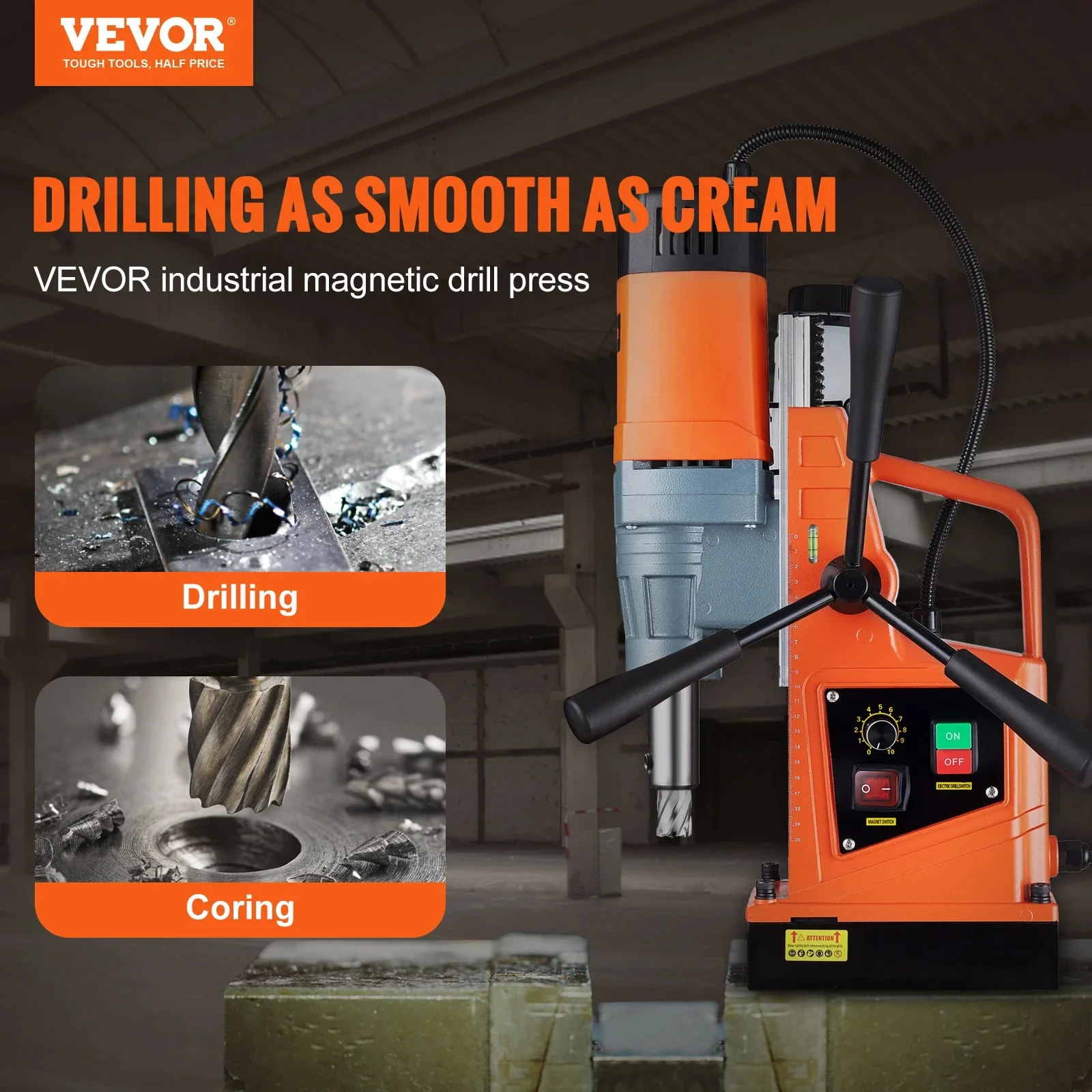 VEVOR Magnetic Drill 1550W 2