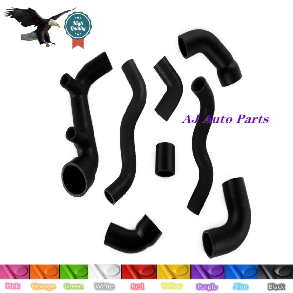 Manguera de silicona para Fiat Uno Turbo i.e 1,3 MK1 1983-1989, conector de repuesto para intercooler, radiador y entrada de aire (manguera de 3 capas)