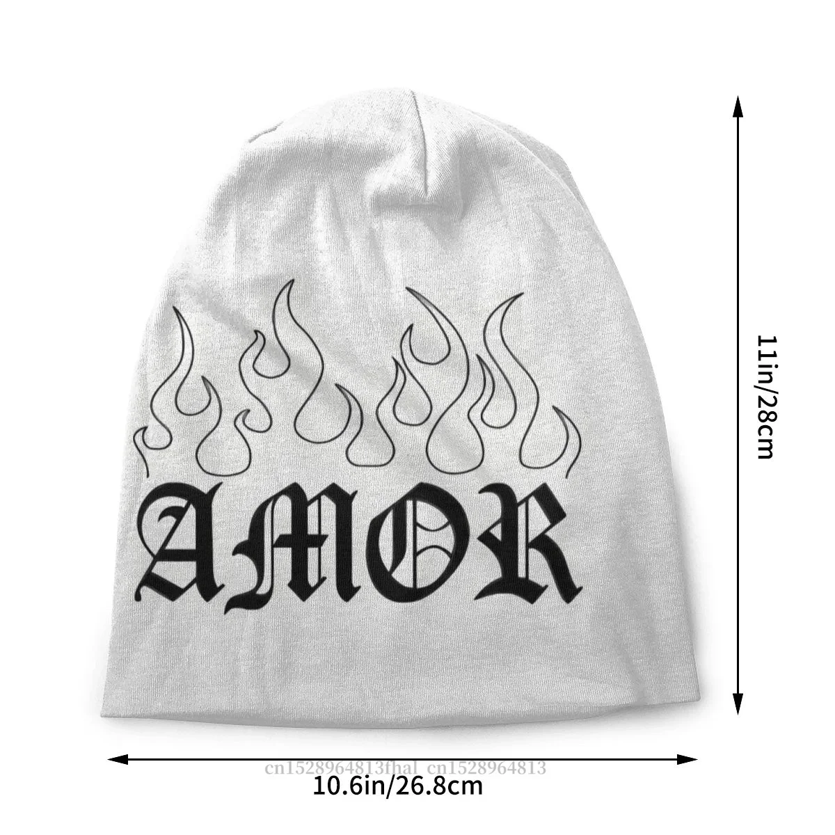 Bonnet Hats Gothique Men Women's Amor Winter Warm Cap Street Skullies Beanies Caps