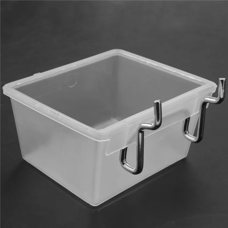 

A15F-12 Pieces Pegboard Plastic Bins Kit - Pegboard Bins With Hooks - Pegboard Accessories Workbench Bins Fits To Peg Board