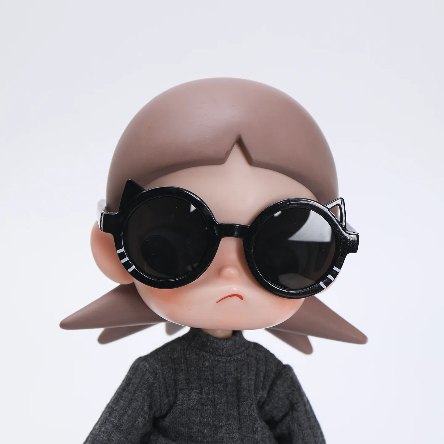 Doll Glasses Sunglasses With Chain Accessory For ZSIGA 1/8 BJD Fashion Doll Decoration Eyeglasses, Doll Not Included