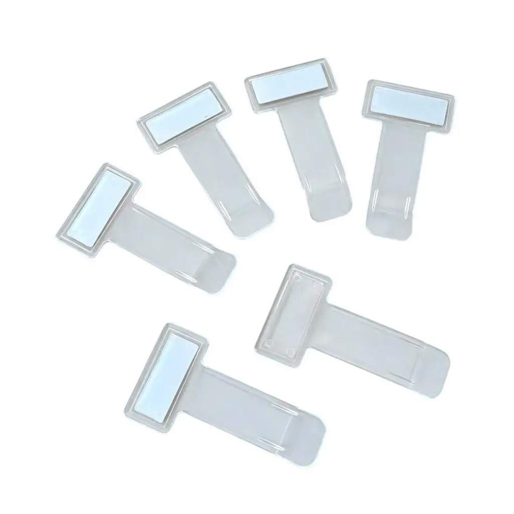 Multi Use Parking Ticket Clip Holder Plastic Adhesive Card Organizer for Car Windscreen Delivery Service and Home