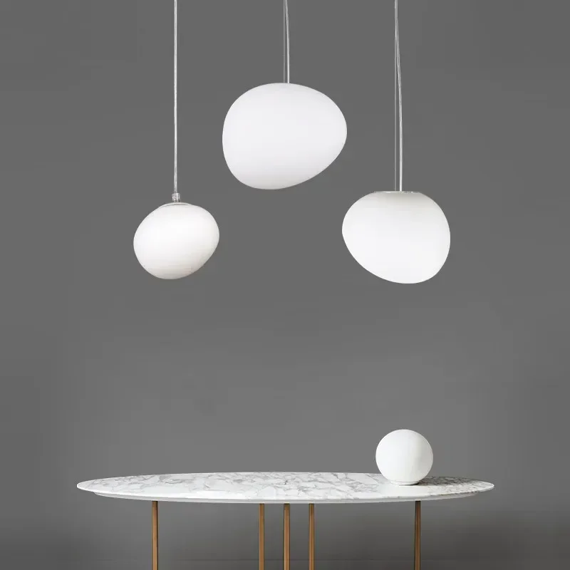 Modern Foscarini Gregg Pendant Lights Round Globe Glass Ceiling Pendant Lamps Hanglamp For Living Room Bedside Lamp Suspension