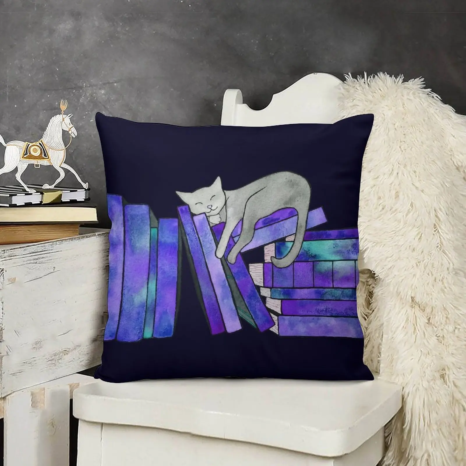 

Literary Naps Throw Pillow Pillow Cases Custom Cushion Photo pillow