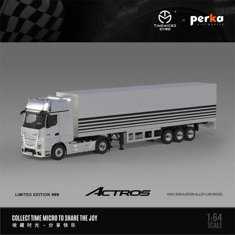 TimeMicro+Perka 1:64 Actros Truck limited999 Diecast Model Car