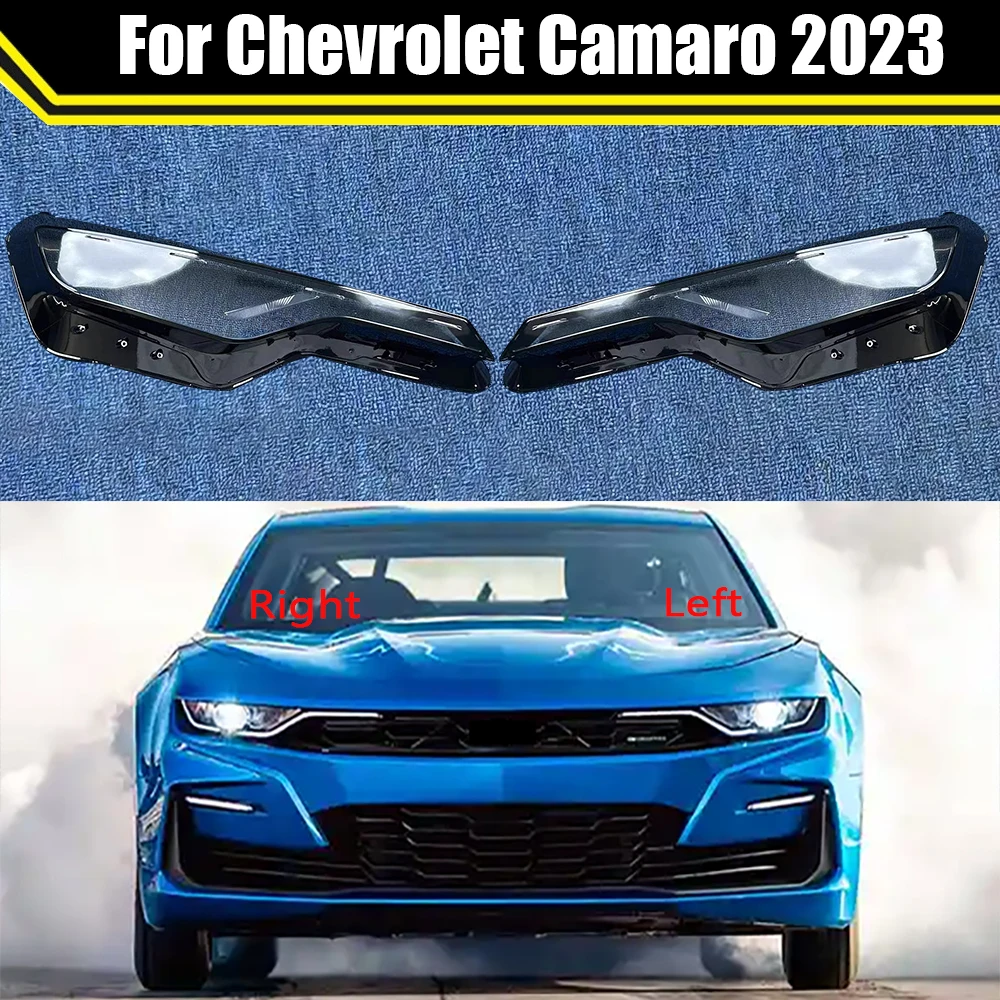 

Car Front Headlamp Head Lamp Light Lampshade Lampcover Auto Glass Lens Shell For Chevrolet Camaro 2023 Headlight Cover