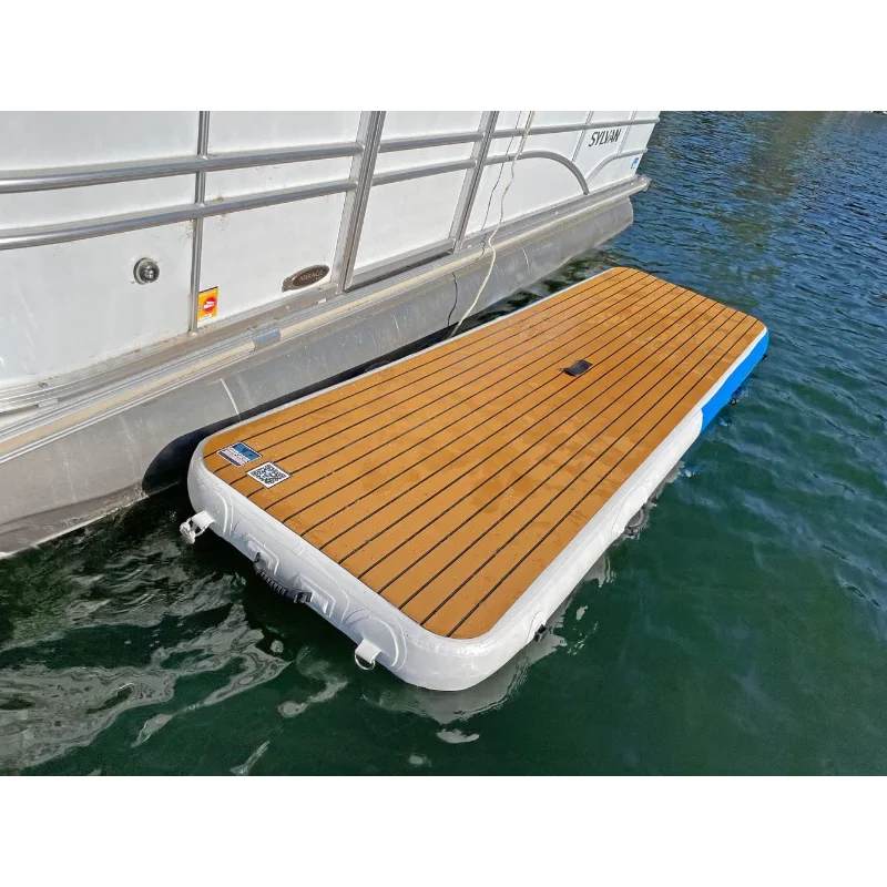 

Mini Mate Yacht Dock 10' x 3' Inflatable Water Platform Dock & Boarding Boat Platform