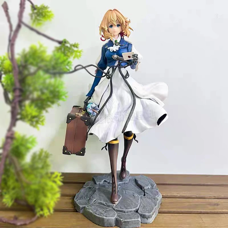 Anime Violet Eternal Garden Violet Evergarden Action Figures Cute Girl 25cm PVC Statue Model Collection Toys Birthday Doll Gifts