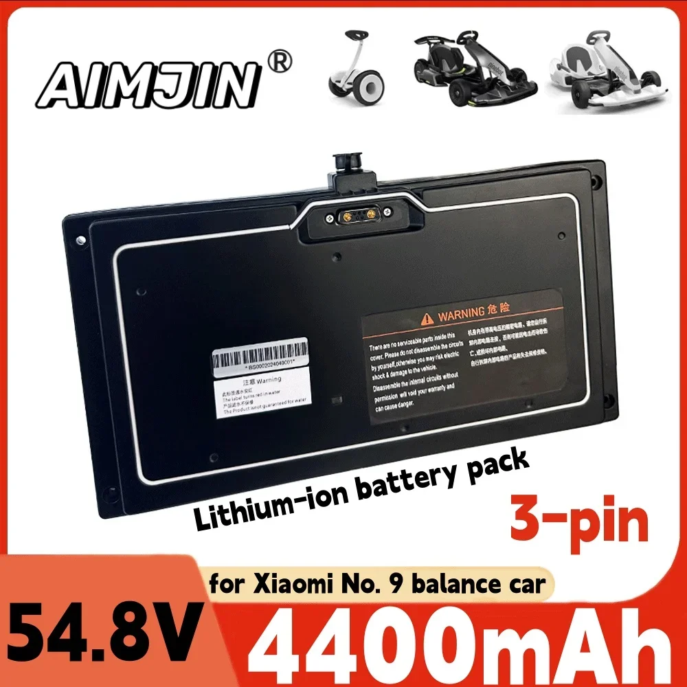 

For Xiaomi Mini No. 9 Balanced Car Battery 54.8v 4400mah 3-pin Electric Balanced Lithium Battery Accessories