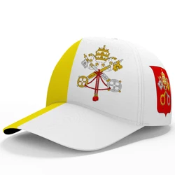 Vatican City State Baseball Cap Free 3d Custom Made Name Team Logo Va Hat Vat Country Travel Latin Nation Vaticano Flag Headgear