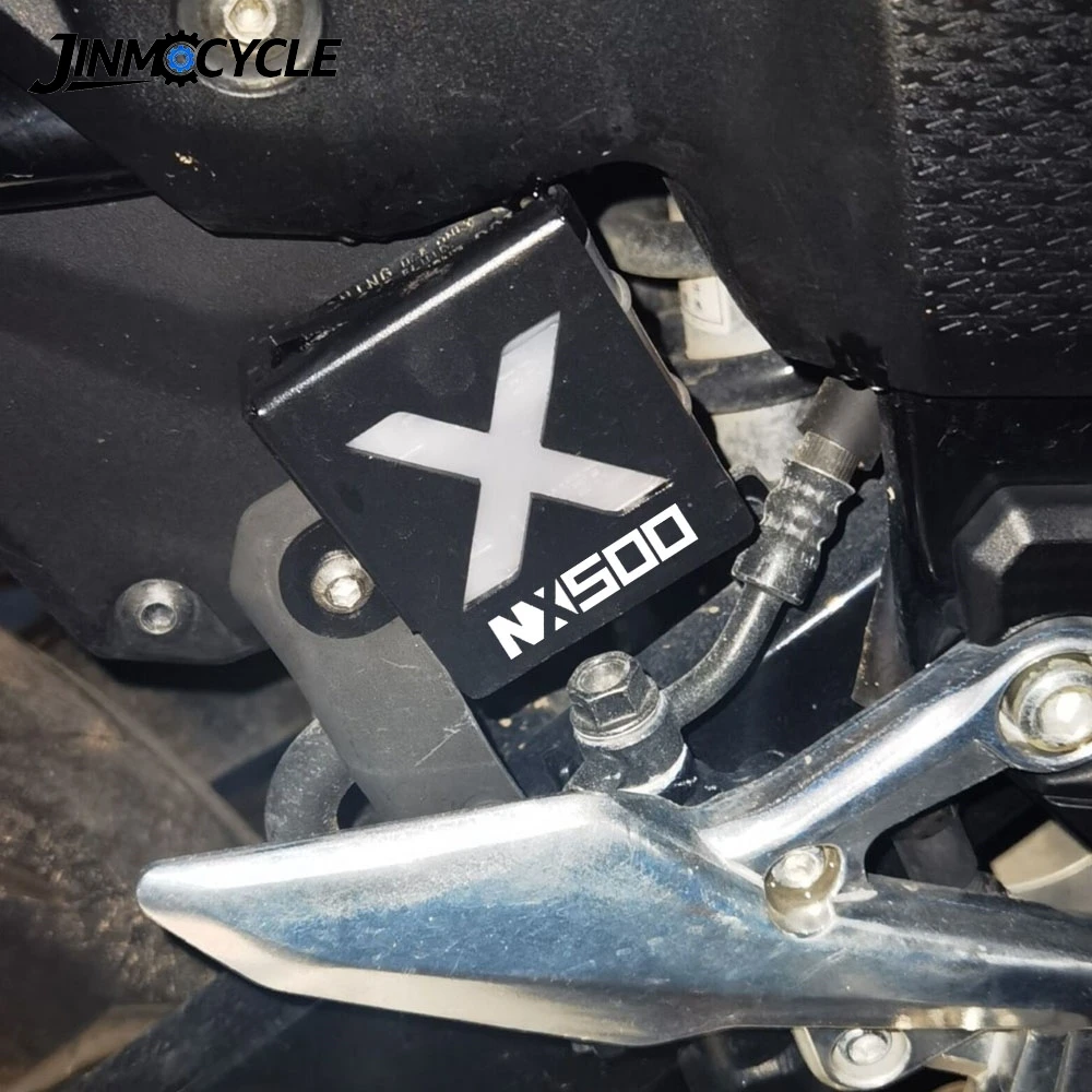 

Motorcycle Rear Brake Fluid CB500X Reservoir Cover Protective Guard Accessories For HONDA NX500 NX400 NX 500 400 2025 2024 2023