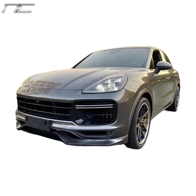 

Tech-art style Original injection PP material Front Lip Splitter Rear diffuser For Porsche Cayenne 9Y0/9YA/9YB 2017+