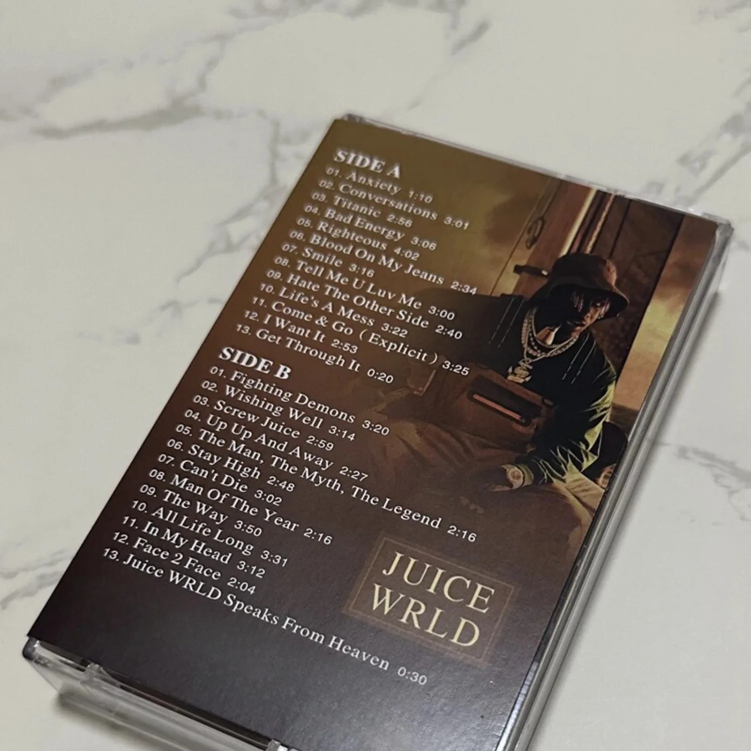 Emotional Melodic Trap Hip Hop Cassette Tape, Sunset Portrait Butterfly Decor Cover Tape for Tape Player Nostalgic Collection