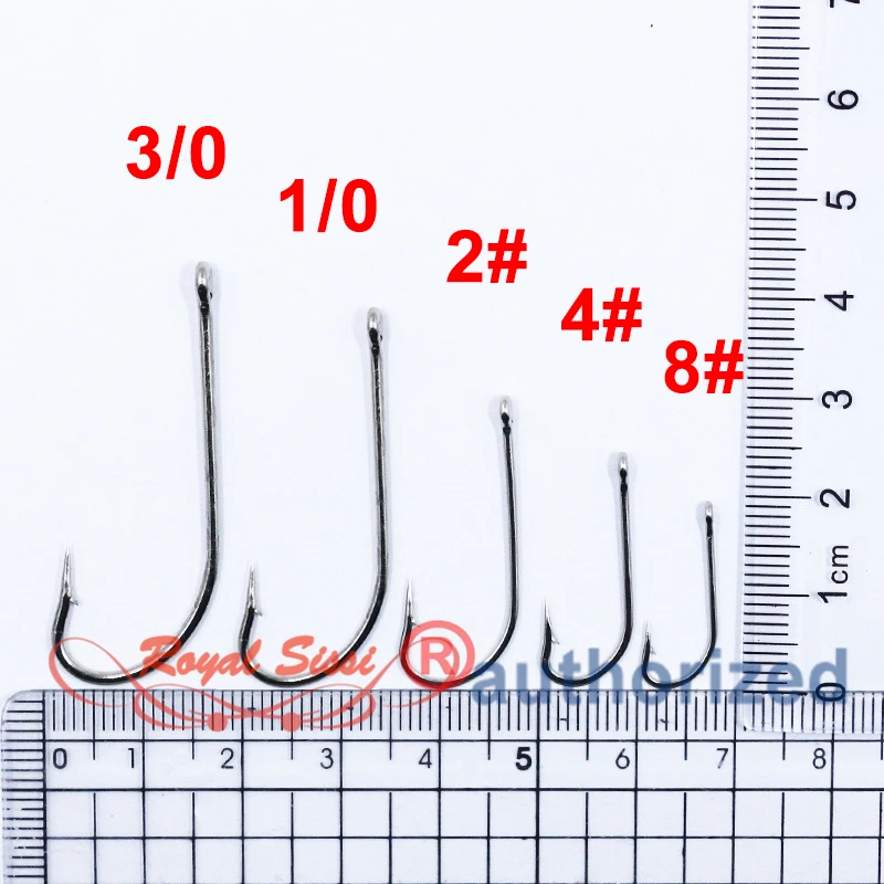 Hot 30PCS/Pack 8#4#2#1/0 3/0 Fly Tying High Carbon Steel material Saltwater fly hook silver saltwater streamer fly fishing hooks