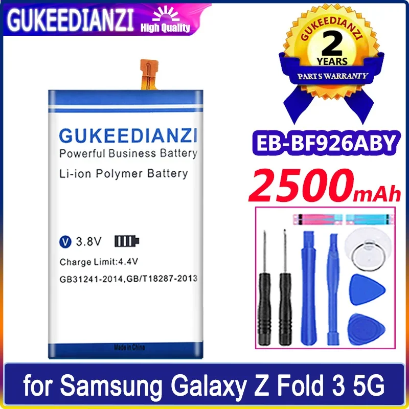 

GUKEEDIANZI Battery EB-BF926ABY EB-BF927ABY 2500mAh/2700mAh for Samsung Galaxy Z Fold 3 Fold3 5G Batteria