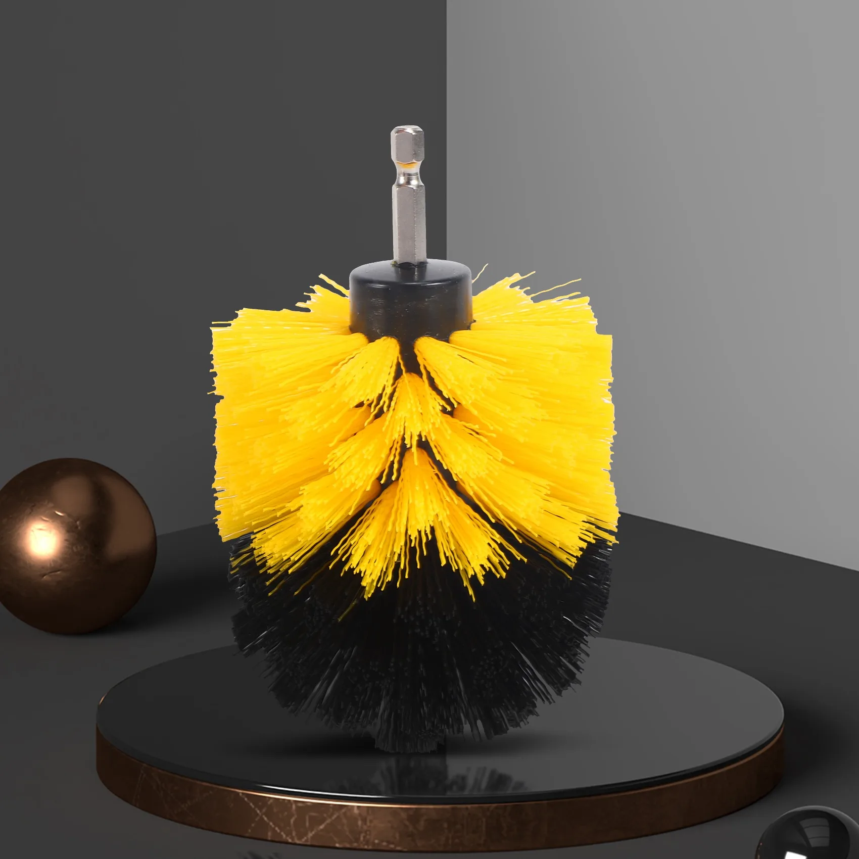 A01F-12 Piece Drill Brush Scrub Pads Power Scrubber Brush With Extended Long Attachment All Purpose-Cleaner Scrubbing Cordless D