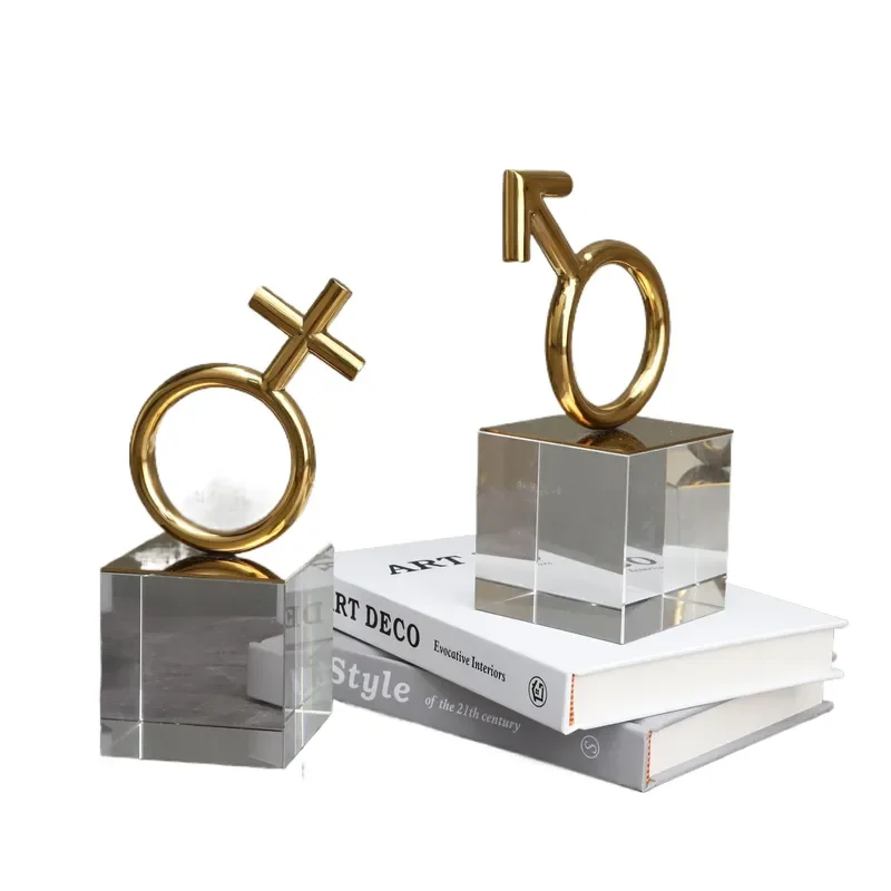 European Crystal Book File Ornament for Living Room Model Room Office Study Desktop Home Entrance Decoration