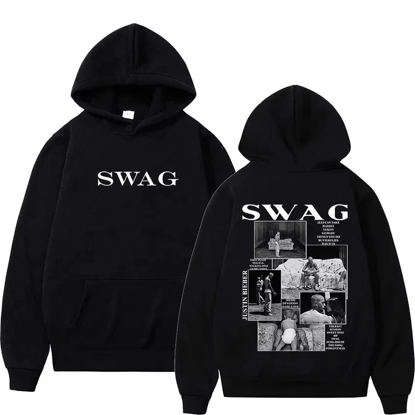 

Justin Bieber's SWAG Tour 2025 album Merch men's hoodie rock big size fashion hooded sweatshirt high quality