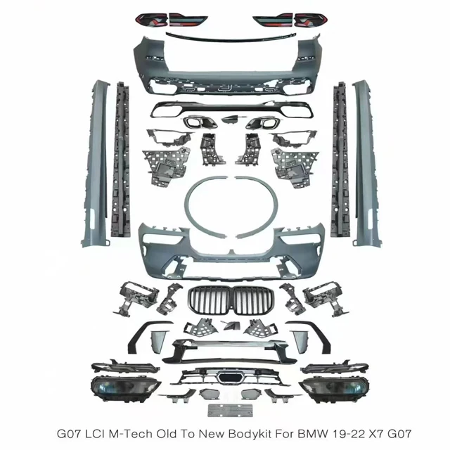 Body Kit For BMW X7 (19-22y) G07 Facelift G07LCI (23 Models) Surround Kit Headlights Taillights