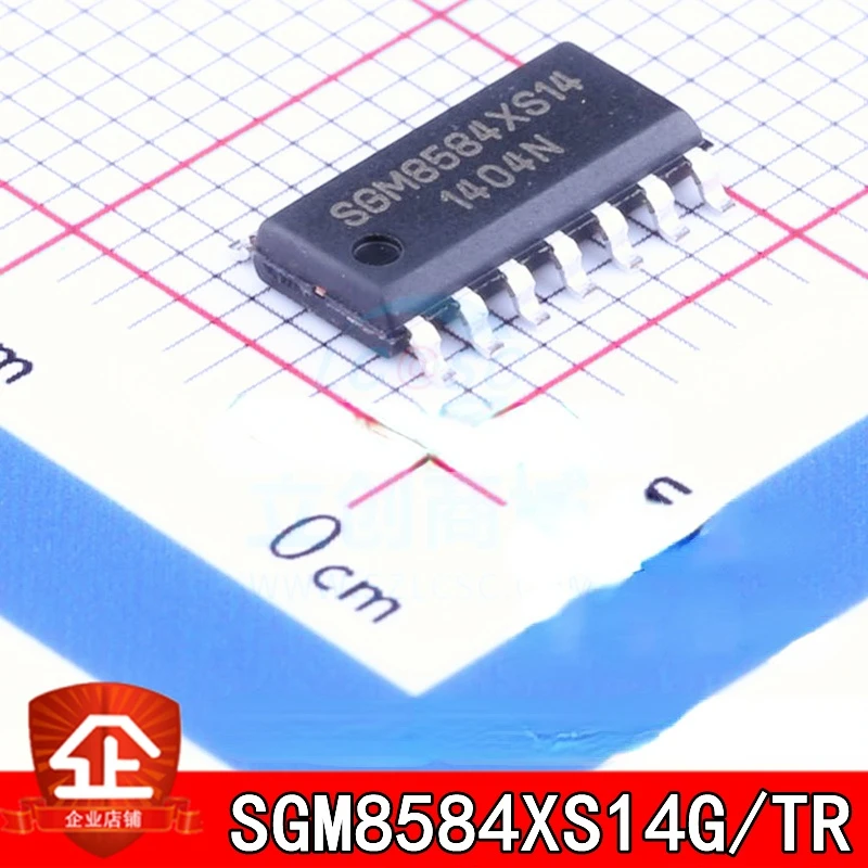 10pcs New and original SGM8584XS14G/TR SGM8584XS14G SOP-14 Precise operational amplifier IC chips SGM8584XS14G/TR  SOP-14