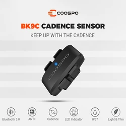 CooSpo BK9C Bicycle Cadence Sensor Bluetooth 5.0 ANT+ Cycling Bicycle Accessories For Wahoo Bike Computer