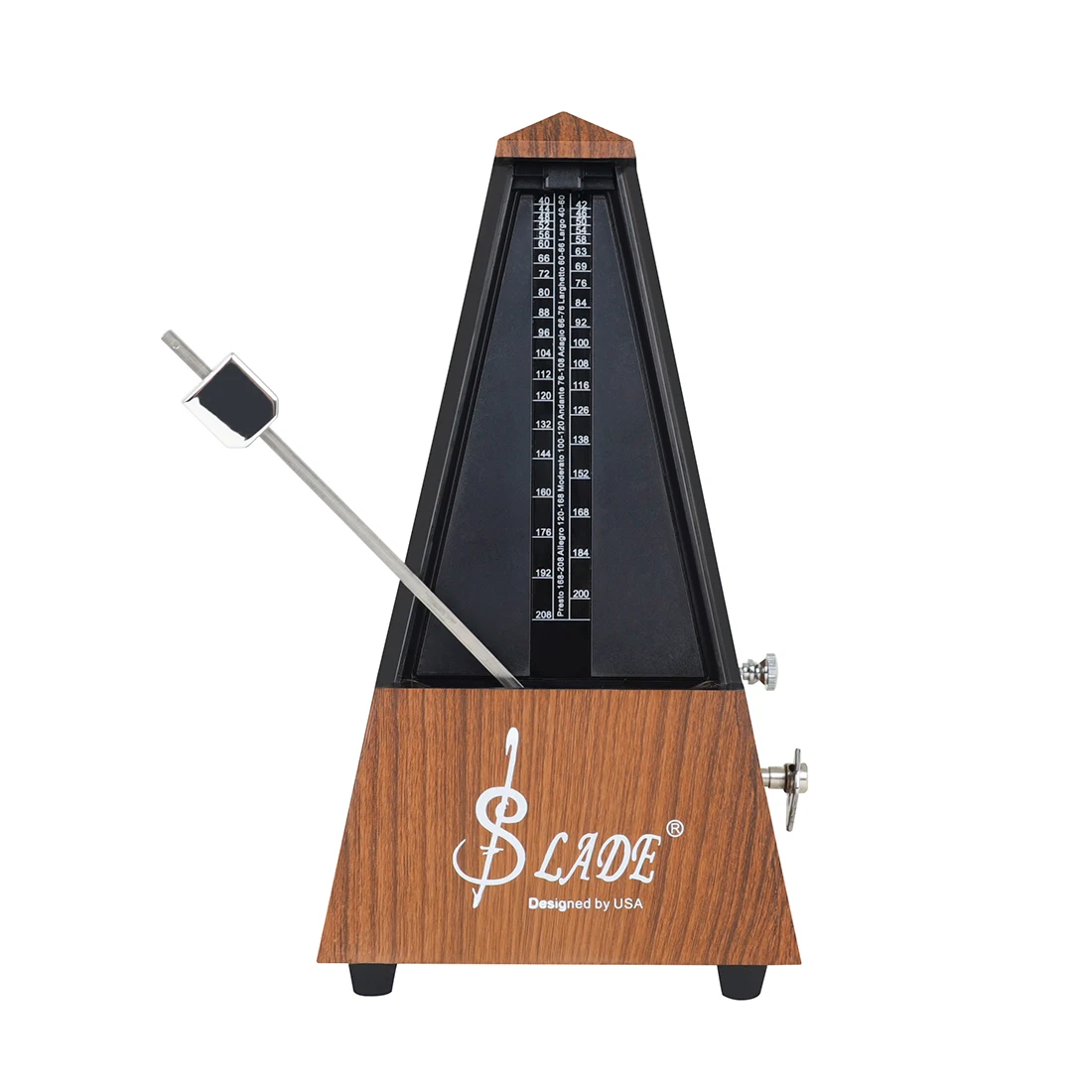 SLADE Universal Mechanical Metronome Professional Instrument Rhythmic Device Tower Type Metronome for Guitar/Piano/Violin Parts