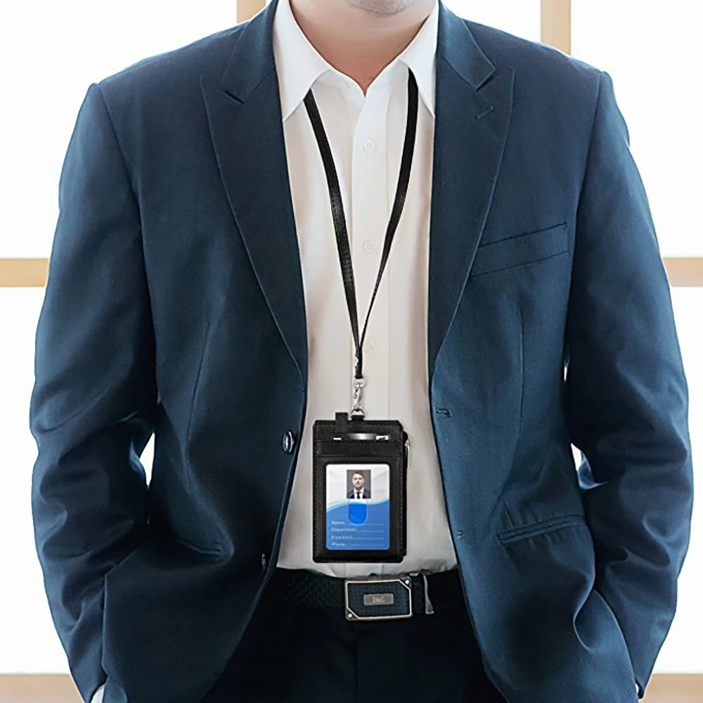 방수 RFID 차단 버스 카드 케이스 커버 도난 방지 ID 카드 케이스 이름표 홀더 직원 ID 커버 신용 카드 홀더