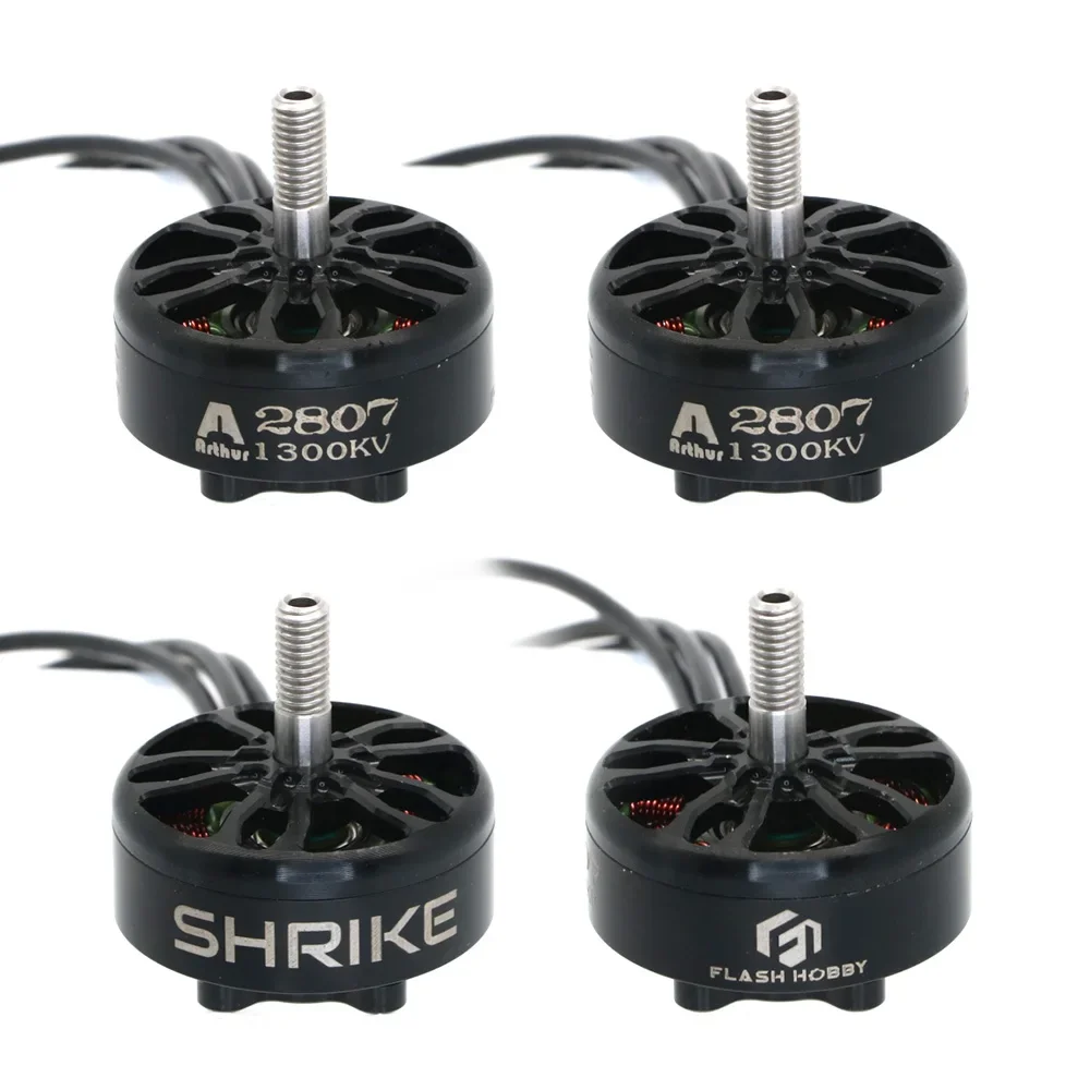 

4pcs FLASHHOBBY Shirke A2807 2807 1300KV Brushless Motor for FPV Freestyle 7inch Long Range LR7 Drone Model