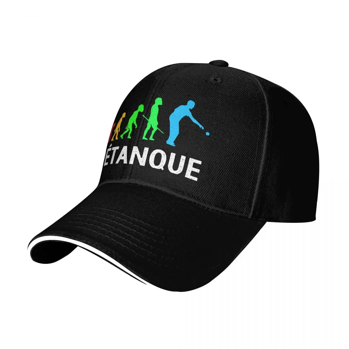 Casquettes de baseball Petanque Evolution Balls Sports Graphic pour femmes et hommes, chapeaux de sport pour le printemps