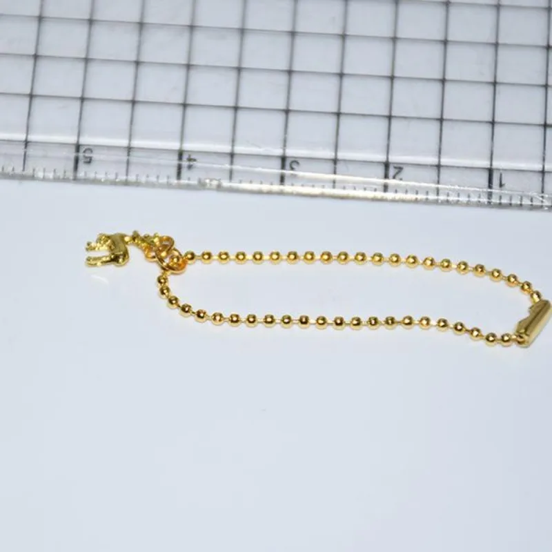 تخصيص 1/6 مقياس أنثى عمل أرقام عيد الميلاد قلادة محدودة نموذج 6.5 سنتيمتر سلسلة لجندي دمية الجسم الديكور