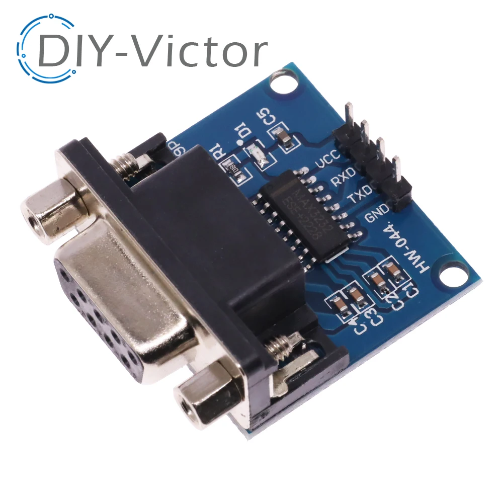 MAX3232 RS232 to TTL Serial Port Converter Module Female DB9 Connector MAX232 Flashing Board