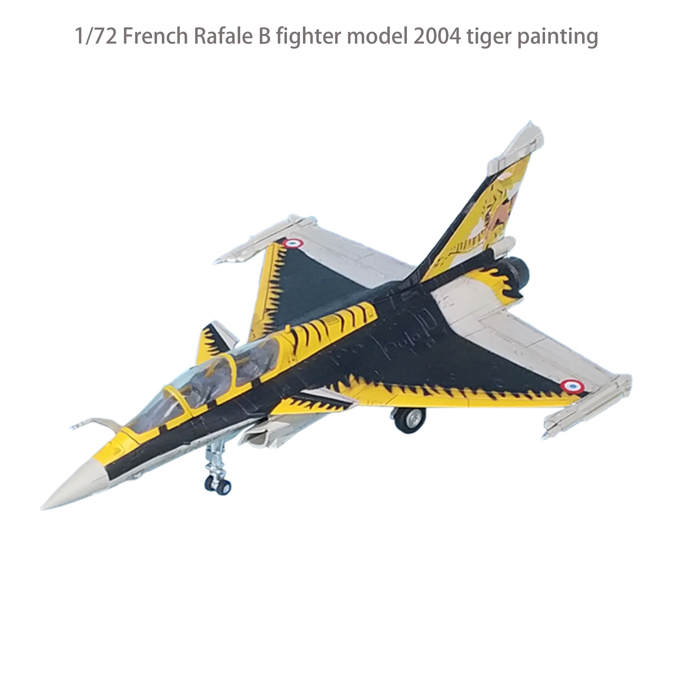 

1/72 French Rafale B fighter model 2004 tiger painting Alloy finished product model