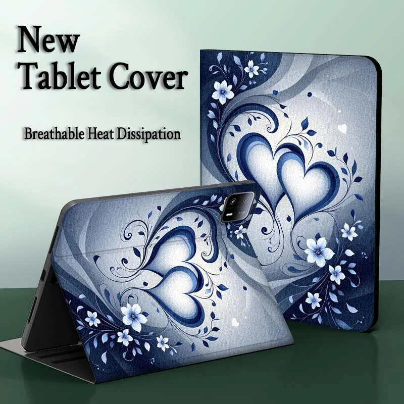 

Creative Love Chic Pattern For Xiaomi Redmi Pad 2 7 8 6 6S 5 4 SE Pro 8.8 11 8.7 11.2 12.4 Ultra Plus Max Tablet Case