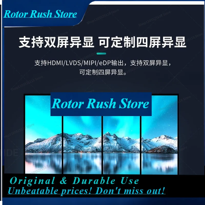 RoRuSRK3588 Industrial Control Main Board 4G + 64G Memory Can Be Upgraded System Industrial Control Sales Advertising Machine Bo