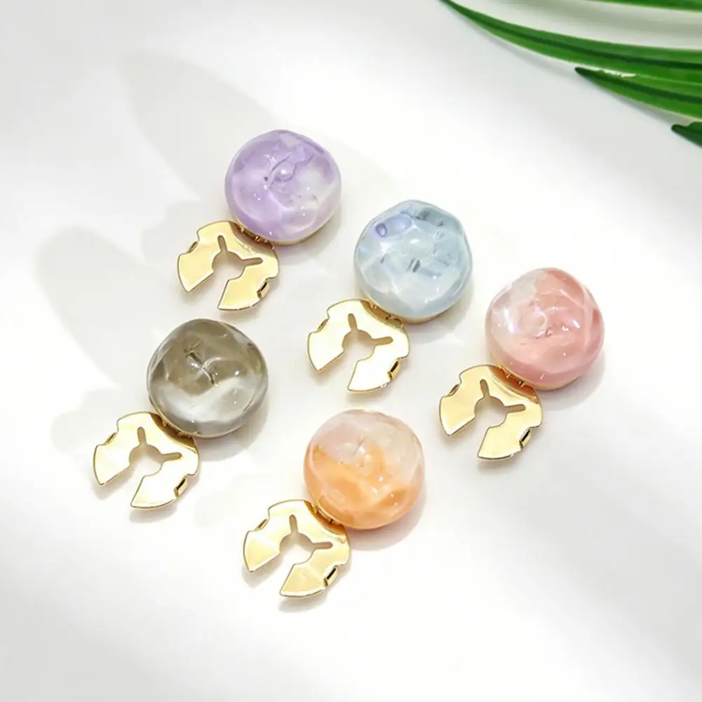 Fashionable Shirt Button Covers Button Covers for Shirts Dresses Decorative Clip-on Button Accessories Detachable Cuff for Men