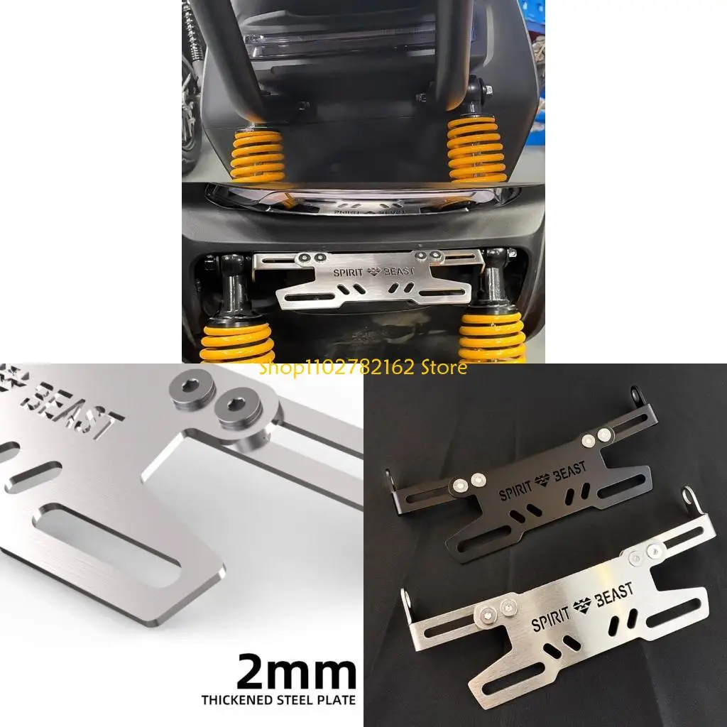 

547B Motorcycle License Plates Holder Metal License Bracket Fixing