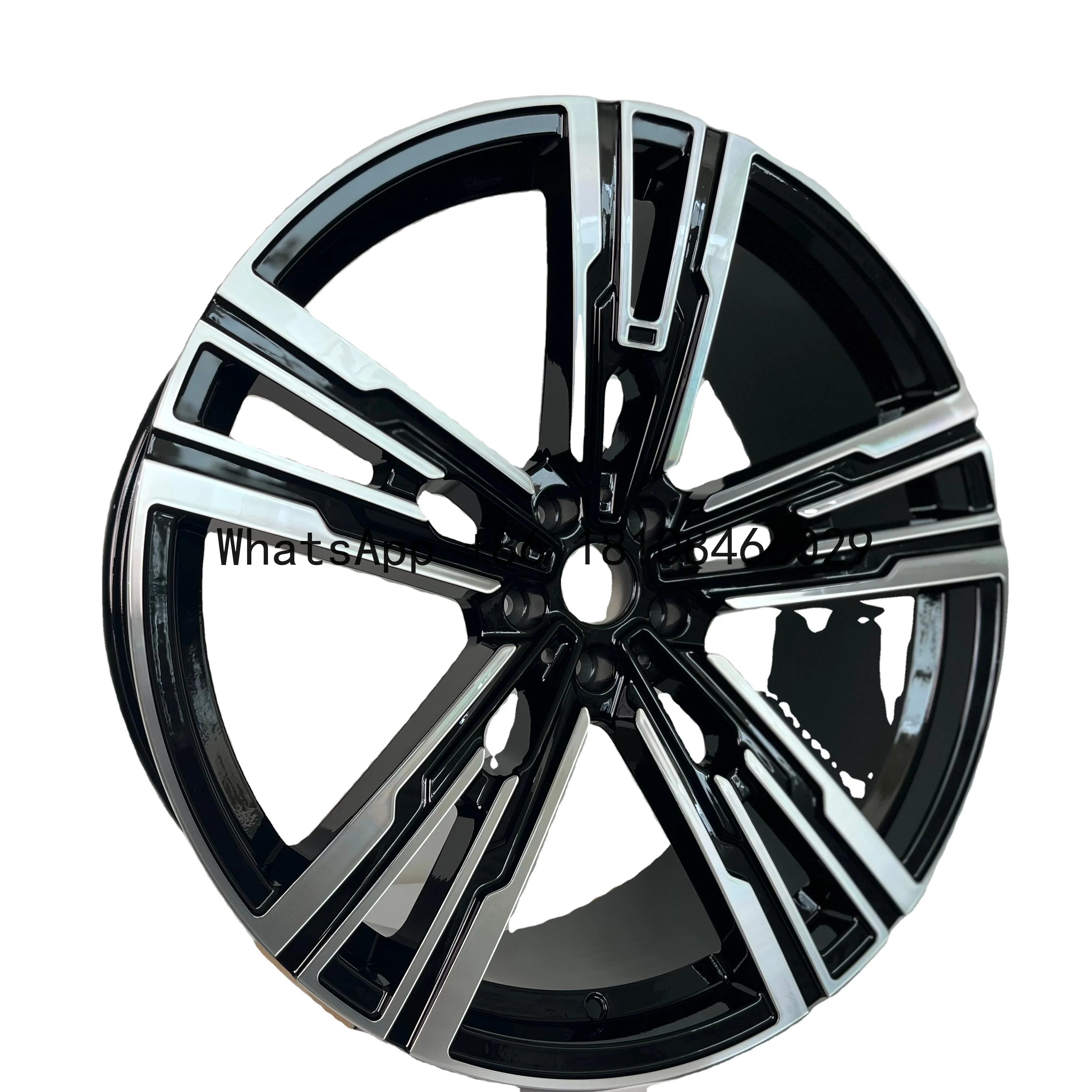 

Weiya 22*9 22*10.5 5*112 66.6 custom aluminum T-6061gloss black with machine face forged wheels fit for 760 2023