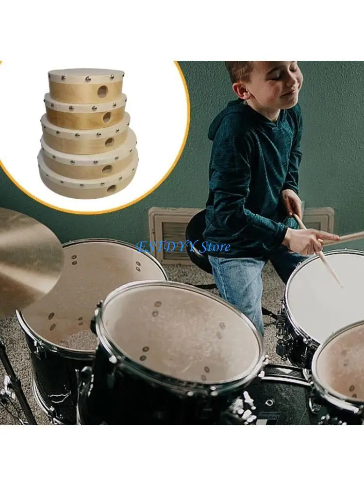 

G6DE 4/6/7/8/9/10Inch Hand Drum Musical Hand Percussion Frame Drum Adults Kids Musical Instrument for Party Class Home