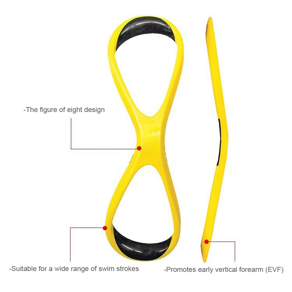 Entraîneur de natation en forme de 8, attelle d'avant-bras, résistant à l'usure, outil d'aide à la natation pour le dos, la natation